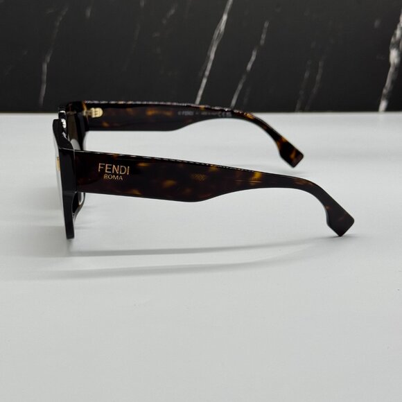 NEW FENDI FE40162F 52E HAVANA SUNGLASSES WOMEN FENDI main image 9